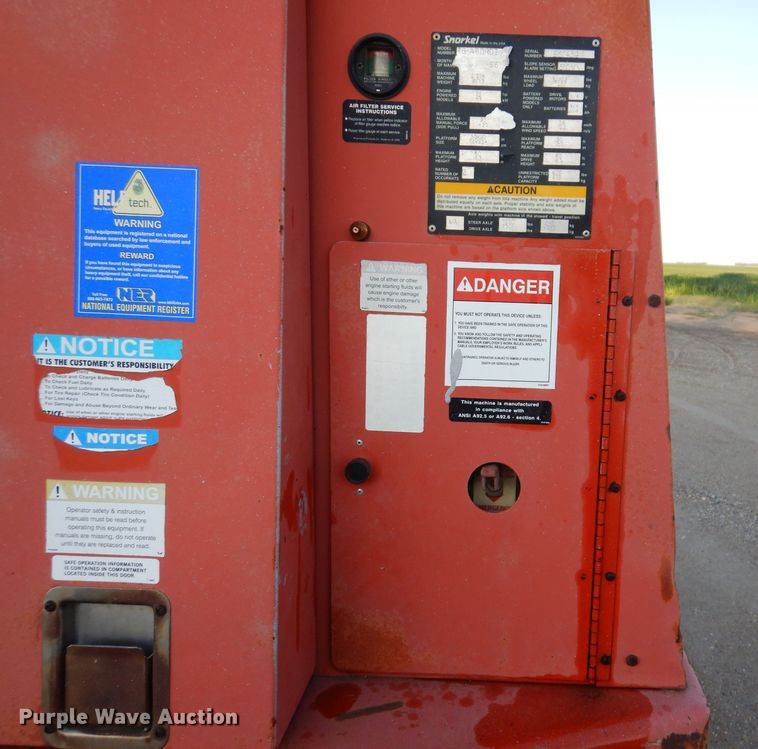 image for item IQ9671 1996 Snorkel TB-A60RDZ  boom lift