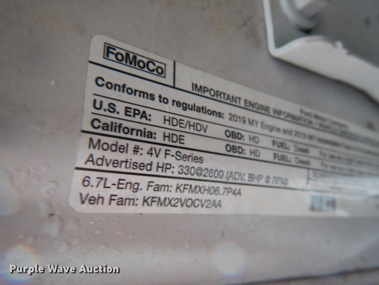 image for item IT9468 2019 Ford F550  rollback truck