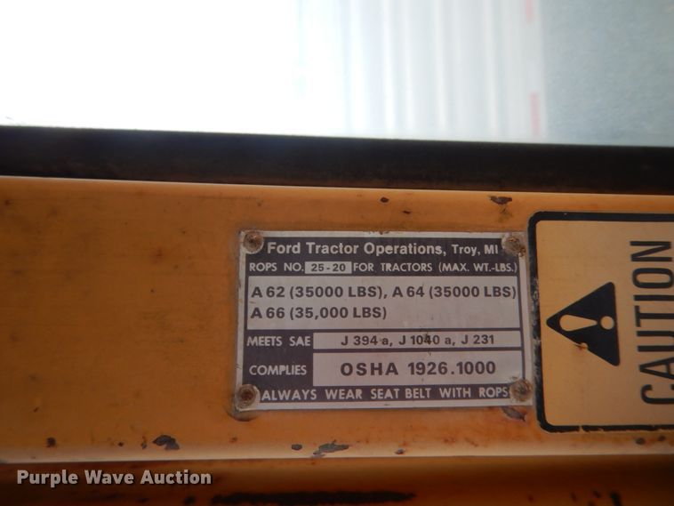 image for item IT9513 1982 Ford A66  wheel loader