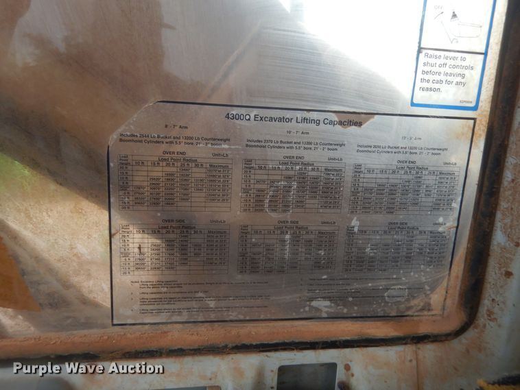 image for item IT9519 Link Belt 4300  excavator