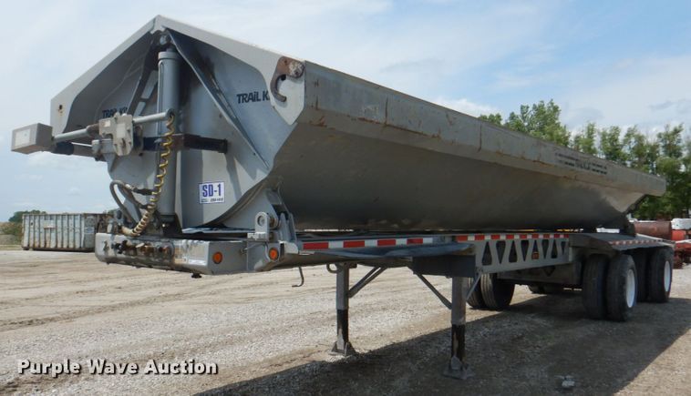 image for item JF9115 2008 Trail King TK60SSD-402  side dump trailer