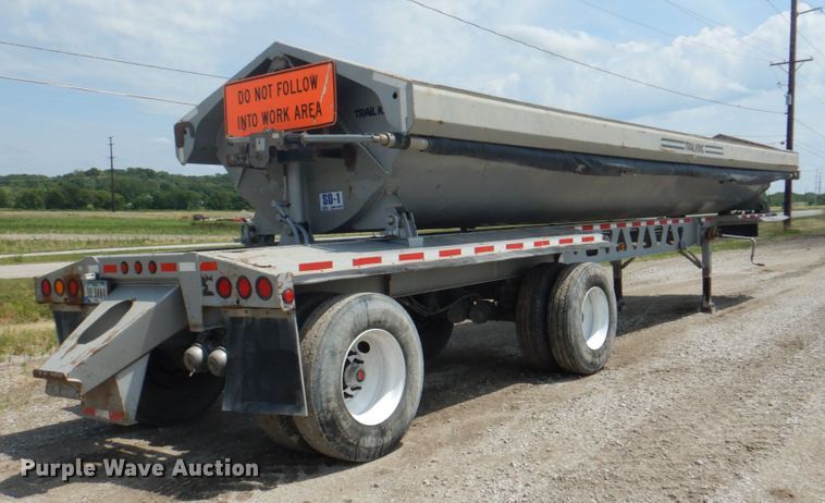 image for item JF9115 2008 Trail King TK60SSD-402  side dump trailer