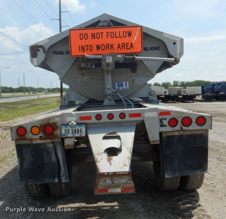 image for item JF9115 2008 Trail King TK60SSD-402  side dump trailer