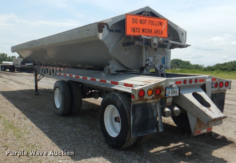 image for item JF9115 2008 Trail King TK60SSD-402  side dump trailer