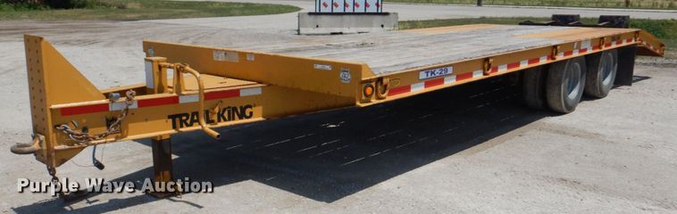 image for item JF9120 2015 Trail King TK20LP262  equipment trailer