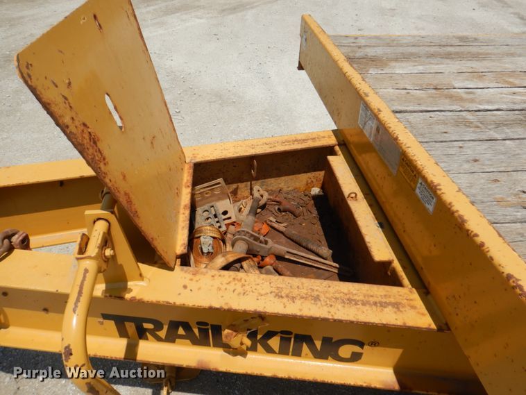 image for item JF9120 2015 Trail King TK20LP262  equipment trailer