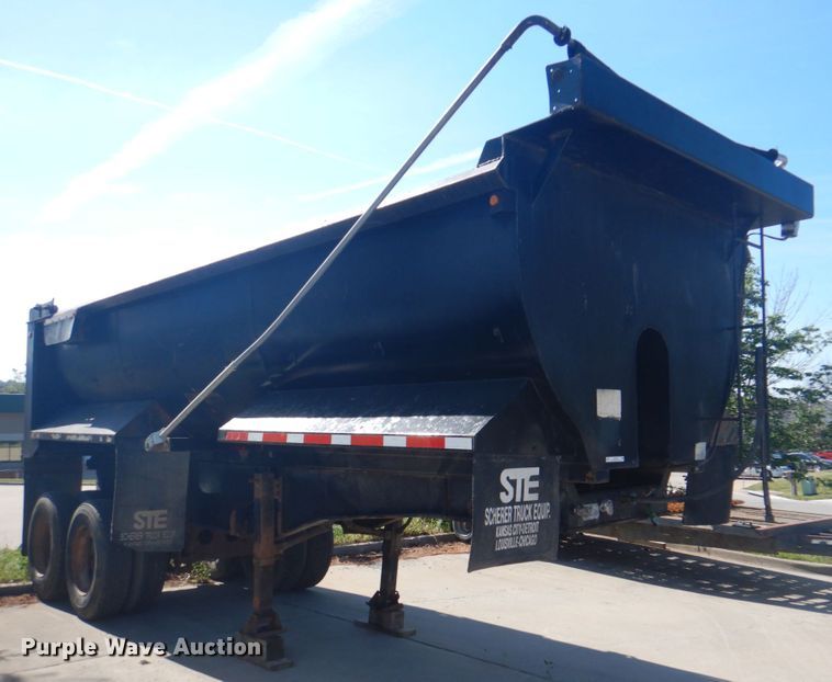 image for item JF9132 1988 Fruehauf DB5-ND2-F2-22-7.5  end dump trailer