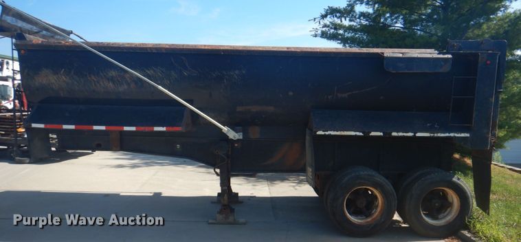 image for item JF9132 1988 Fruehauf DB5-ND2-F2-22-7.5  end dump trailer