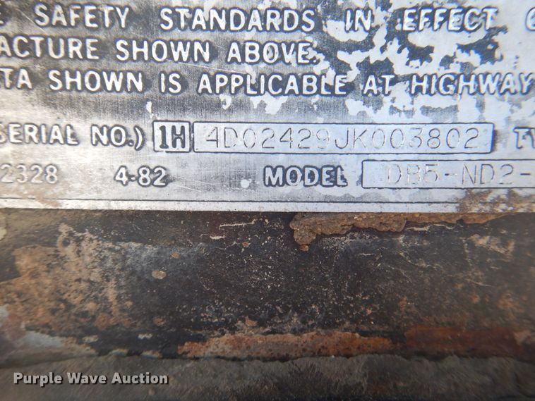 image for item JF9132 1988 Fruehauf DB5-ND2-F2-22-7.5  end dump trailer