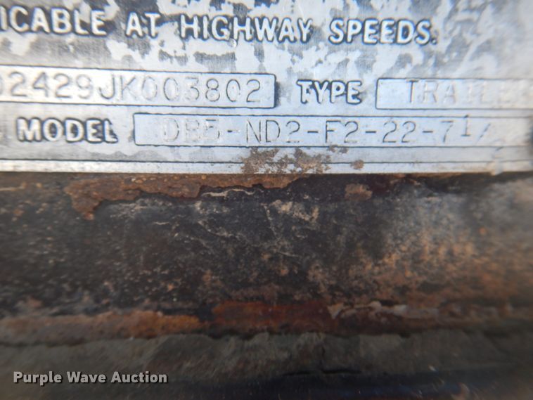 image for item JF9132 1988 Fruehauf DB5-ND2-F2-22-7.5  end dump trailer