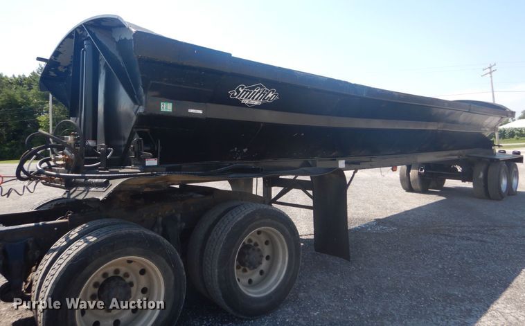 image for item JI9655 1998 Smith Co  side dump trailer