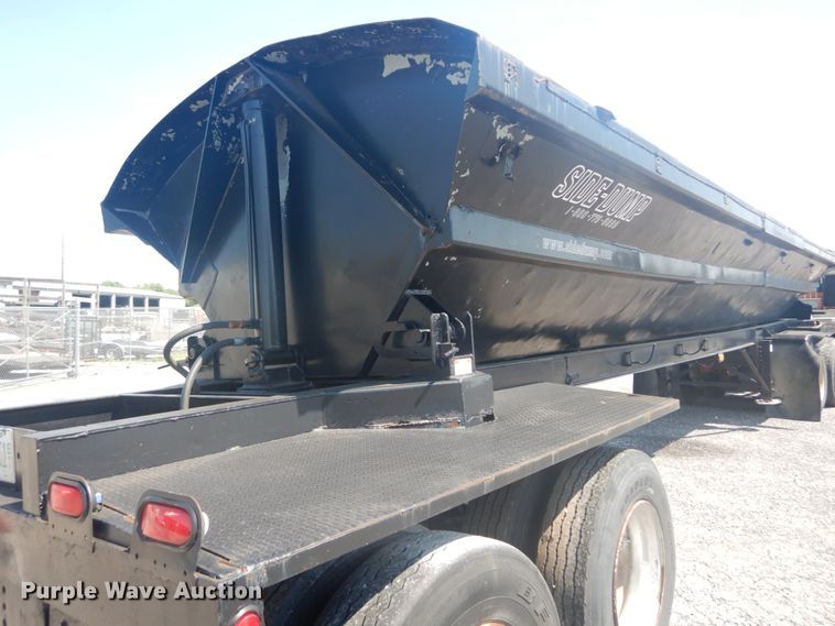 image for item JI9655 1998 Smith Co  side dump trailer