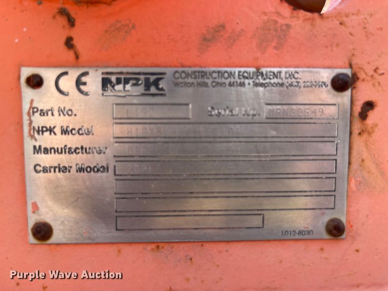 image for item KU9555 (3) excavator breaker plates