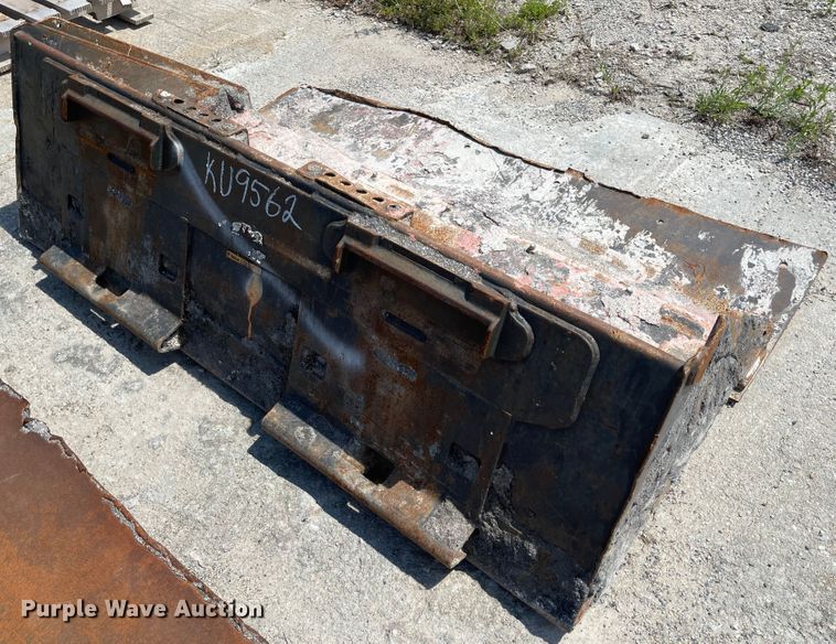 image for item KU9562 (2) skid steer buckets