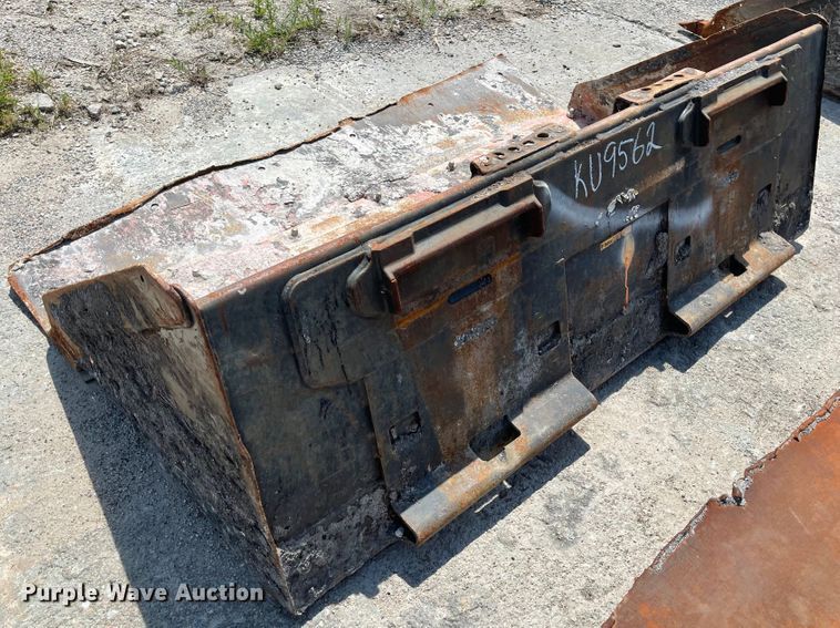 image for item KU9562 (2) skid steer buckets