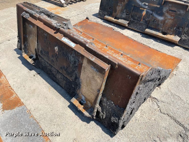 image for item KU9562 (2) skid steer buckets