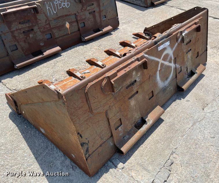 image for item KU9563 (2) skid steer buckets