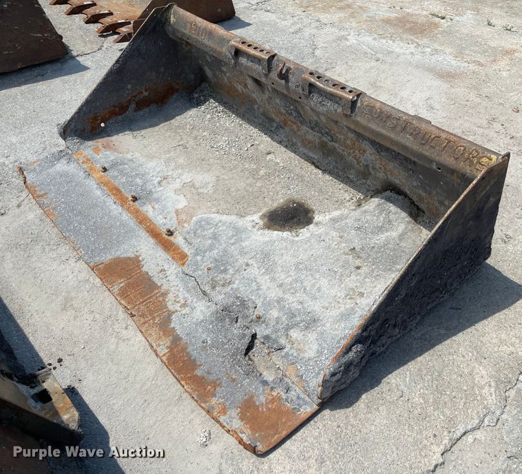 image for item KU9563 (2) skid steer buckets