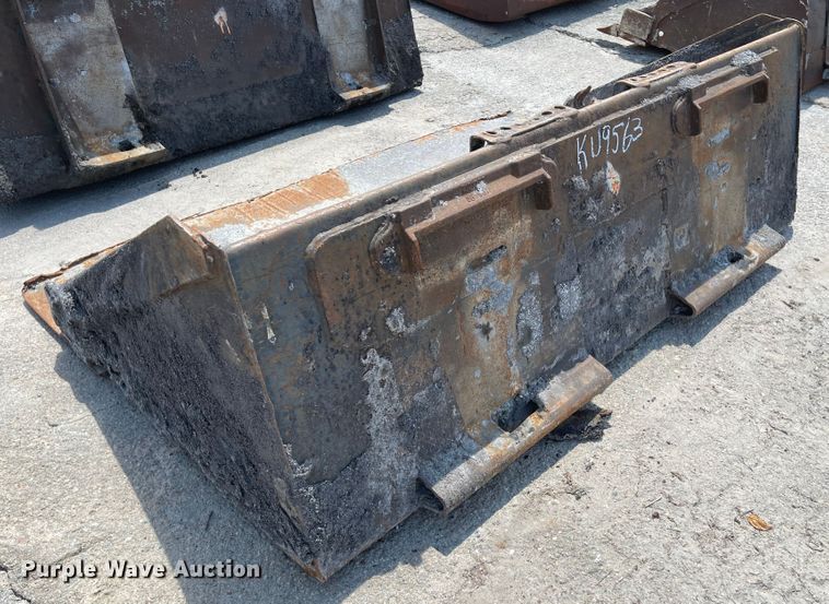 image for item KU9563 (2) skid steer buckets