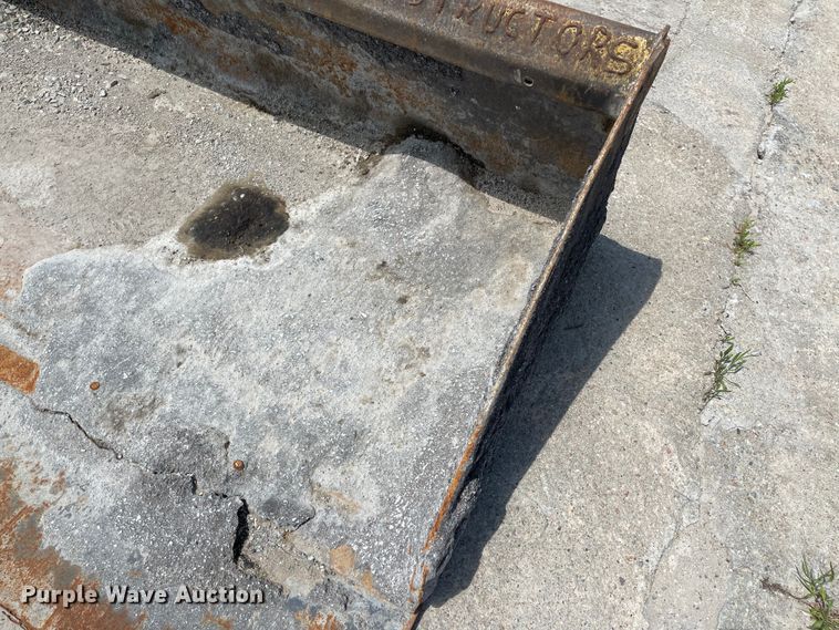 image for item KU9563 (2) skid steer buckets