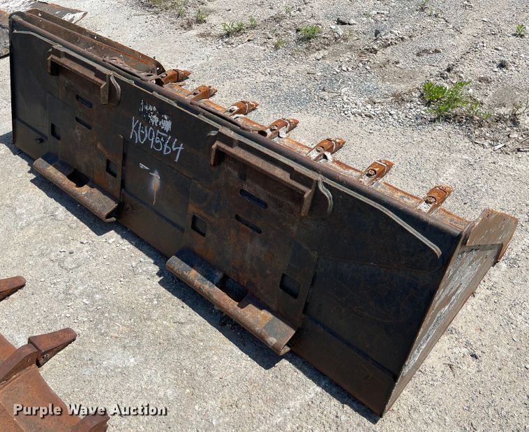 image for item KU9564 (2) skid steer buckets