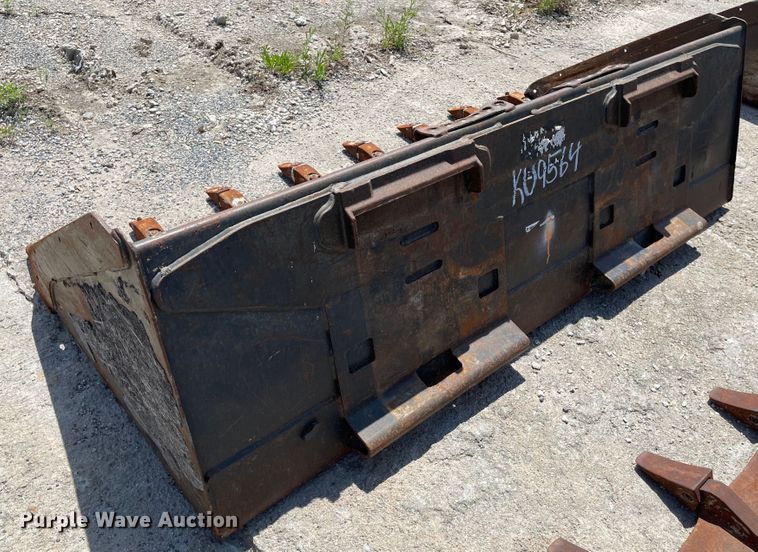 image for item KU9564 (2) skid steer buckets