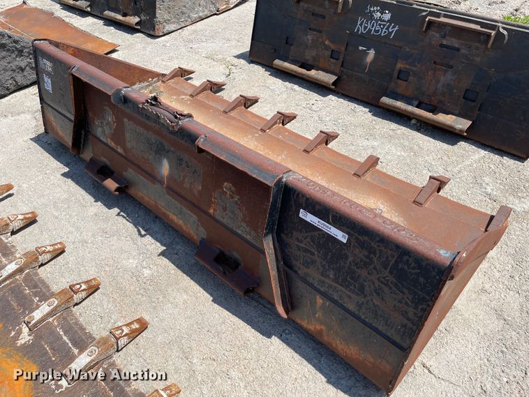 image for item KU9564 (2) skid steer buckets