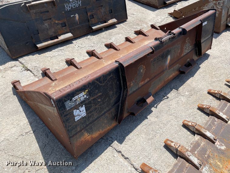 image for item KU9564 (2) skid steer buckets