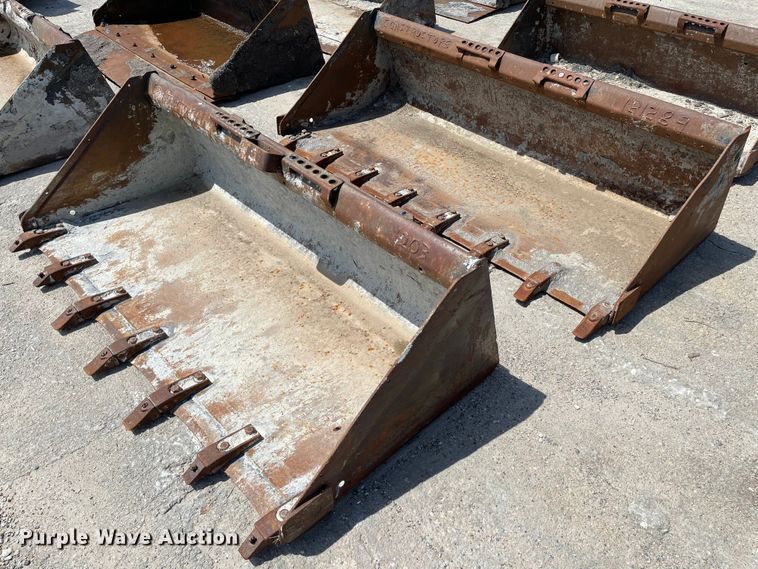 image for item KU9565 (2) skid steer buckets