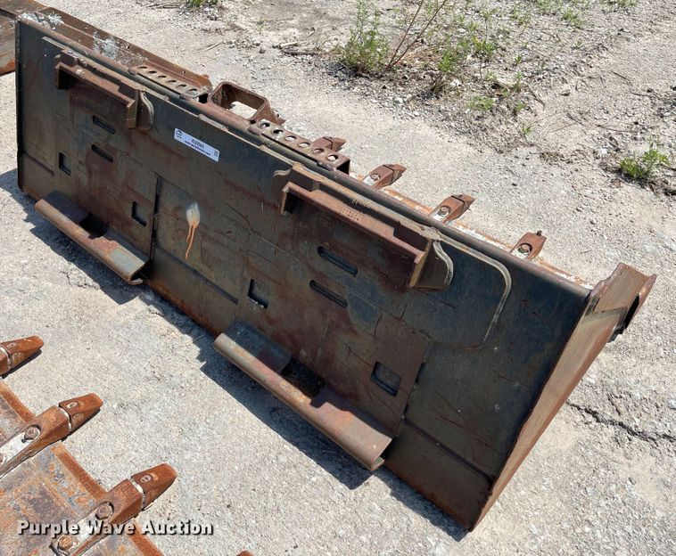 image for item KU9565 (2) skid steer buckets