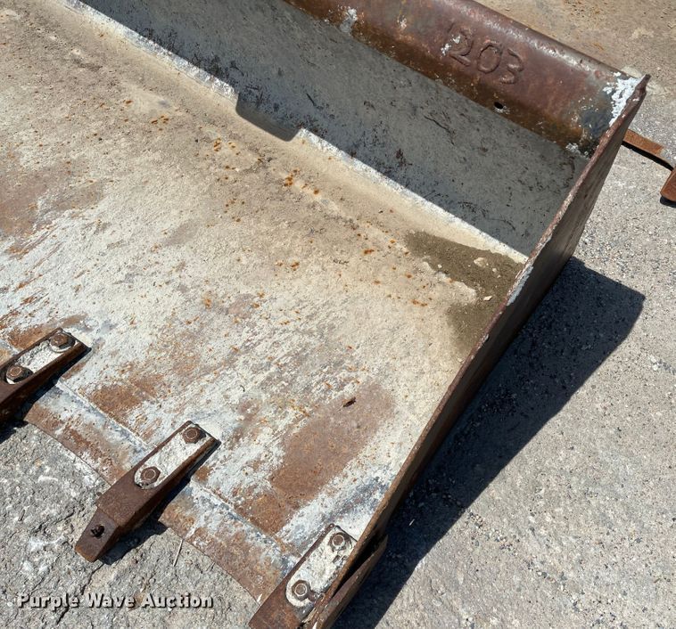 image for item KU9565 (2) skid steer buckets