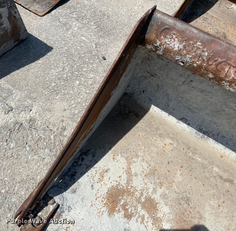 image for item KU9565 (2) skid steer buckets