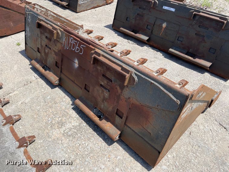 image for item KU9565 (2) skid steer buckets