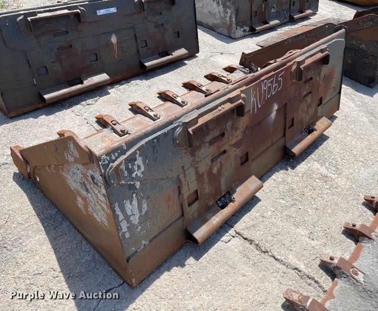 image for item KU9565 (2) skid steer buckets