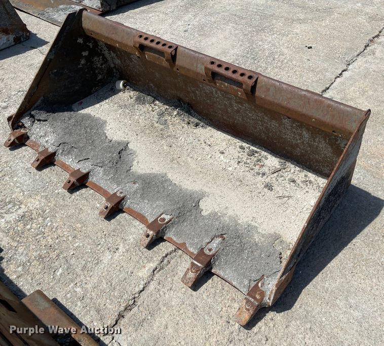 image for item KU9566 (2) skid steer buckets