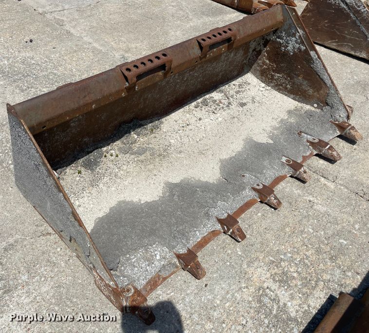 image for item KU9566 (2) skid steer buckets