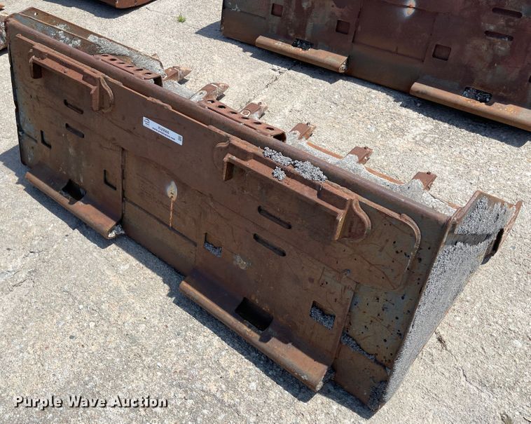 image for item KU9566 (2) skid steer buckets