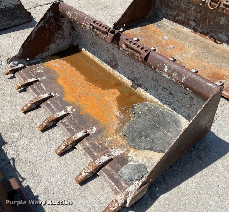 image for item KU9566 (2) skid steer buckets