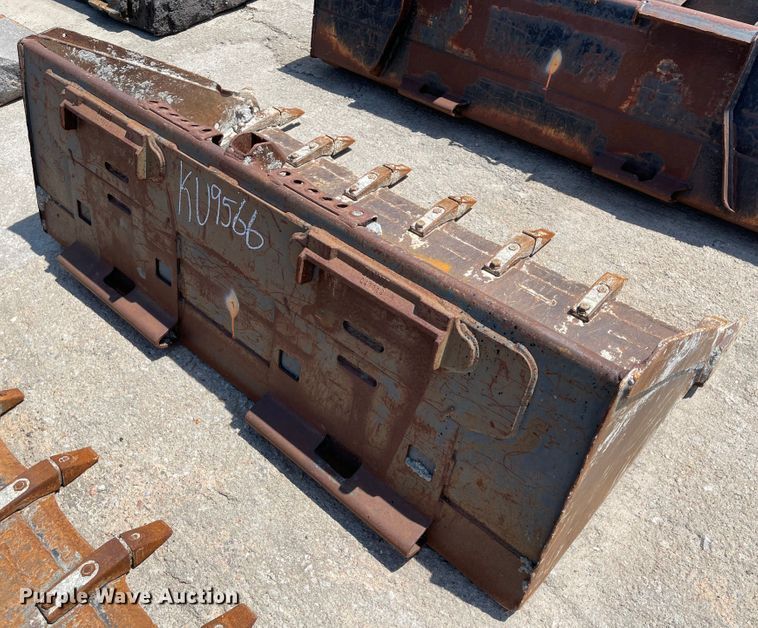 image for item KU9566 (2) skid steer buckets