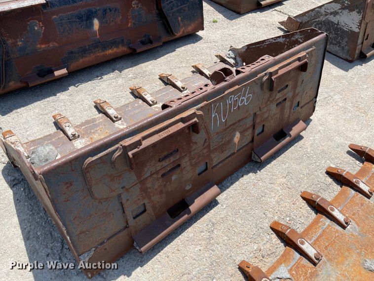 image for item KU9566 (2) skid steer buckets