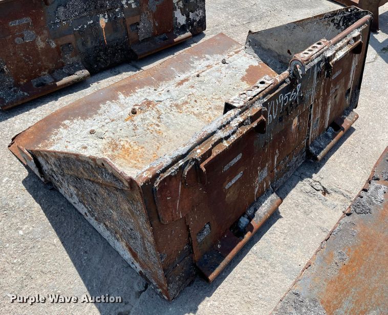 image for item KU9567 (2) 61"W skid steer buckets