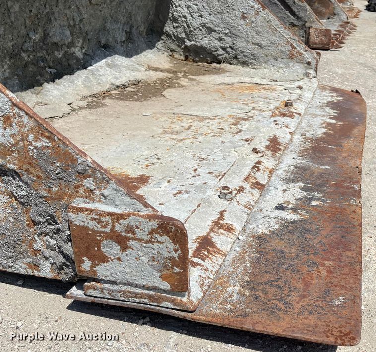 image for item KU9567 (2) 61"W skid steer buckets