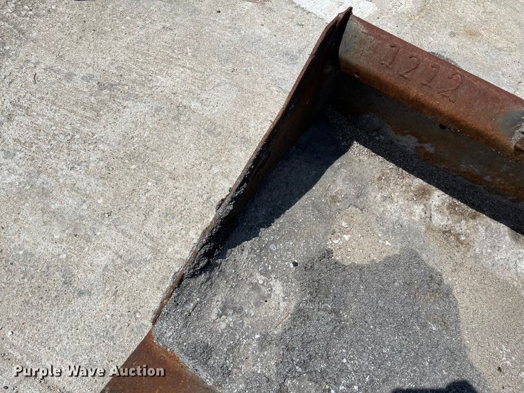 image for item KU9567 (2) 61"W skid steer buckets