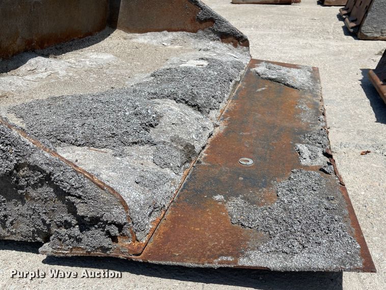 image for item KU9567 (2) 61"W skid steer buckets