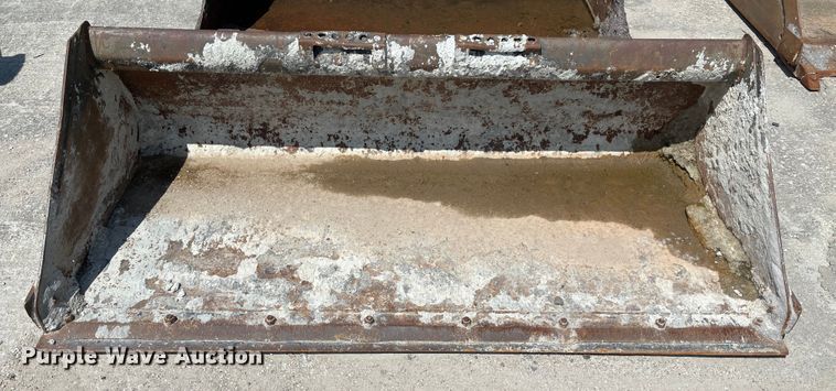 image for item KU9568 (2) skid steer buckets