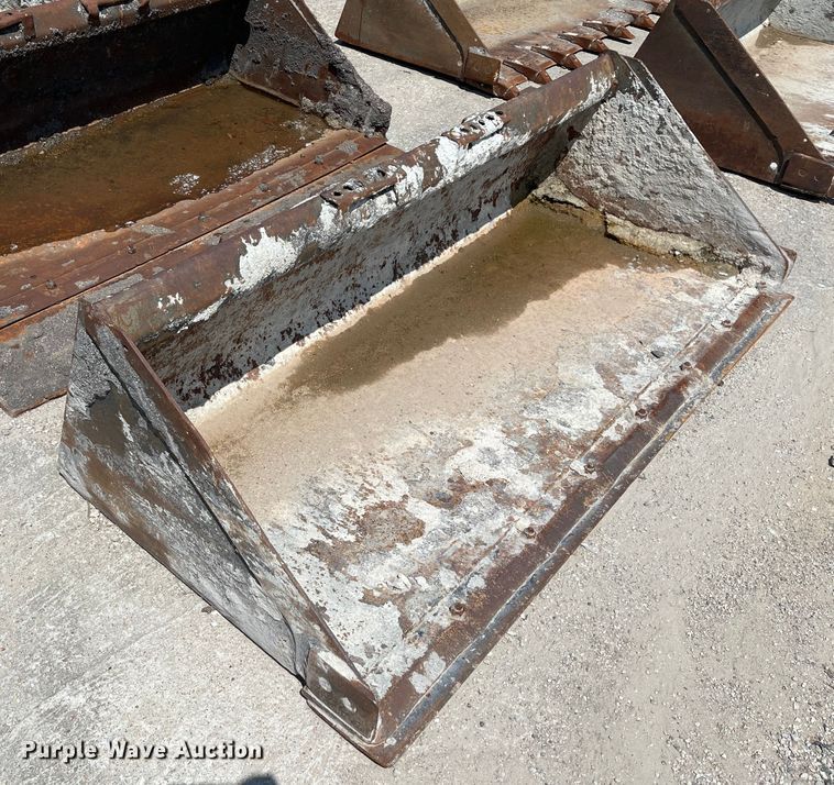 image for item KU9568 (2) skid steer buckets