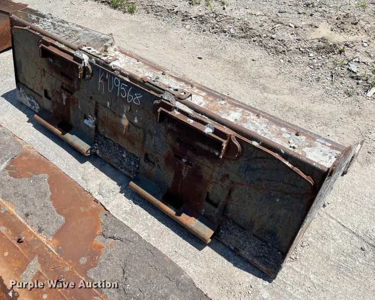 image for item KU9568 (2) skid steer buckets