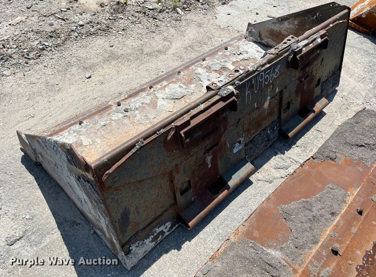 image for item KU9568 (2) skid steer buckets