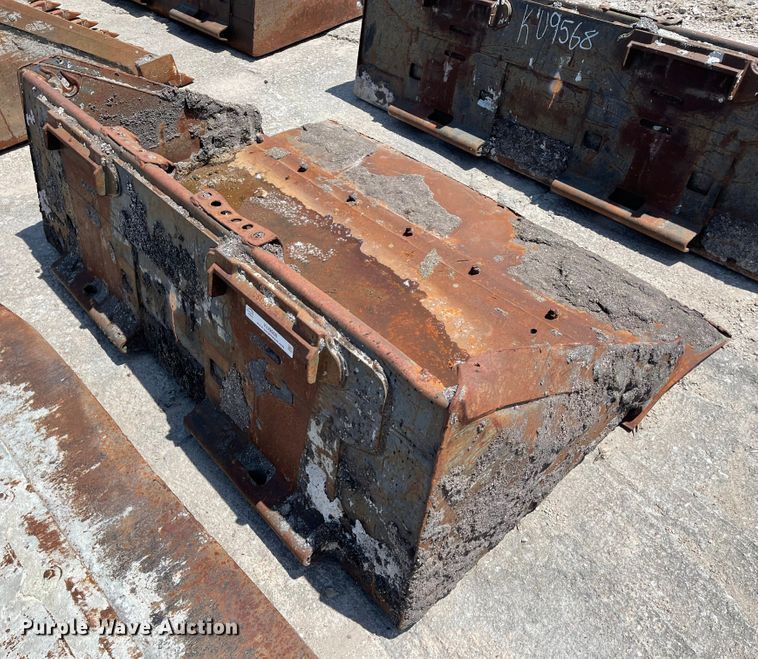 image for item KU9568 (2) skid steer buckets