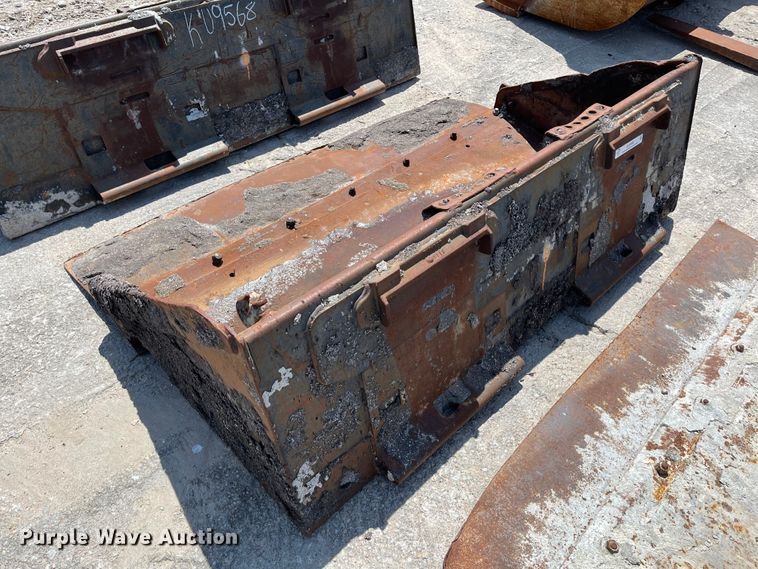 image for item KU9568 (2) skid steer buckets